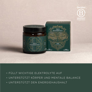 füllt wichtigge elektrolyte auf, unterstützt körper und mentale balance, unterstützt den energiehaushalt