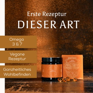 Omega 3 & 7, Vegane Rezeptur, Ganzheitliches Wohlbefinden
