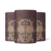 Three tubs of Ancient + Brave 'Cacao + Collagen' on a white background